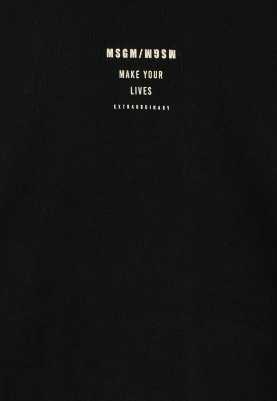 25FW [키즈] 엠에스지엠 니트/스웻셔츠 F5MSJBSW214 110 BLACK - MSGM