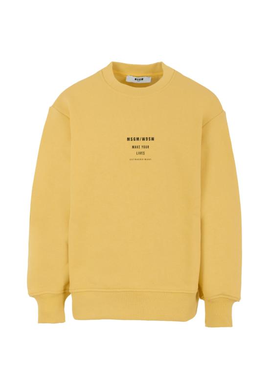 25FW [키즈] 엠에스지엠 니트/스웻셔츠 F5MSJBSW214 020 YELLOW - MSGM