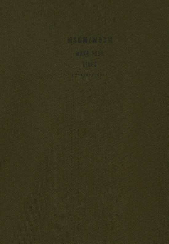 25FW [키즈] 엠에스지엠 캐시미어 니트 F5MSJBSW214 082 GREEN - MSGM