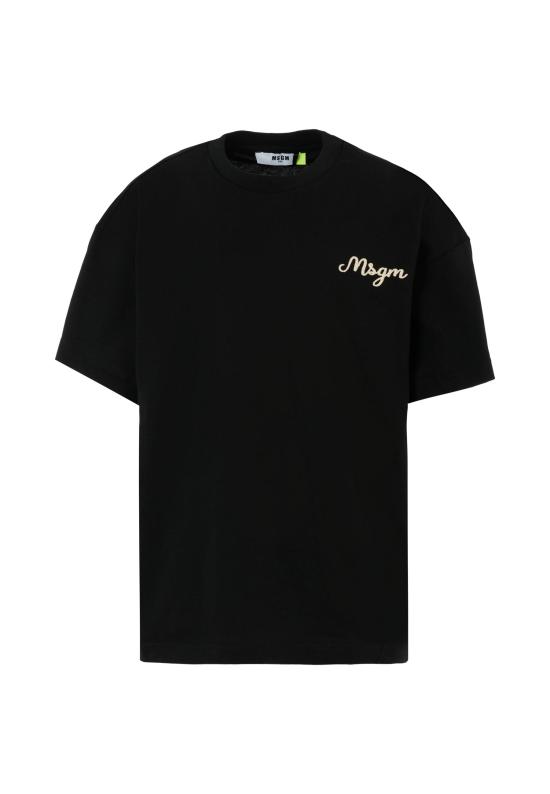 25FW [키즈] 엠에스지엠 티셔츠 F5MSJBTH253 110 BLACK