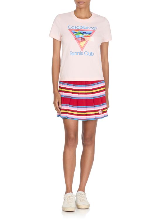 25FW 카사블랑카 반팔 티셔츠 WPF25JTS02002 PINK Pink - CASABLANCA