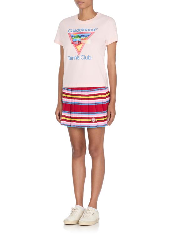 25FW 카사블랑카 반팔 티셔츠 WPF25JTS02002 PINK Pink - CASABLANCA