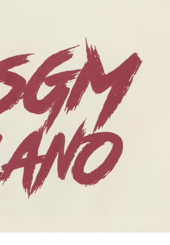 25FW [키즈] 엠에스지엠 티셔츠 F5MSJGTH121 013 IVORY - MSGM