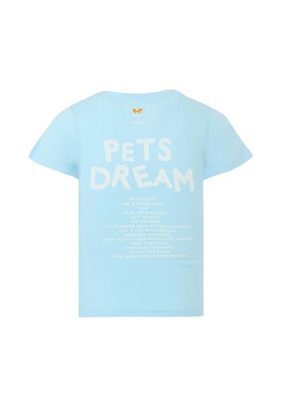 25SS [키즈] United pets x coccolebimbi 티셔츠 T SHIRT CELESTE PER BAMBINI PETS DREAM LIGHT BLUE