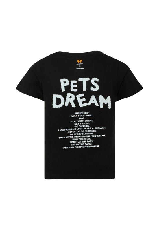 25SS [키즈] United pets x coccolebimbi 티셔츠 T SHIRT NERA PER BAMBINI PETS DREAM BLACK