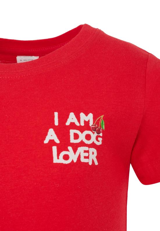 25SS [키즈] United pets x coccolebimbi 티셔츠 T SHIRT ROSSA PER BAMBINI PETS DREAM RED - OTHER BRANDS