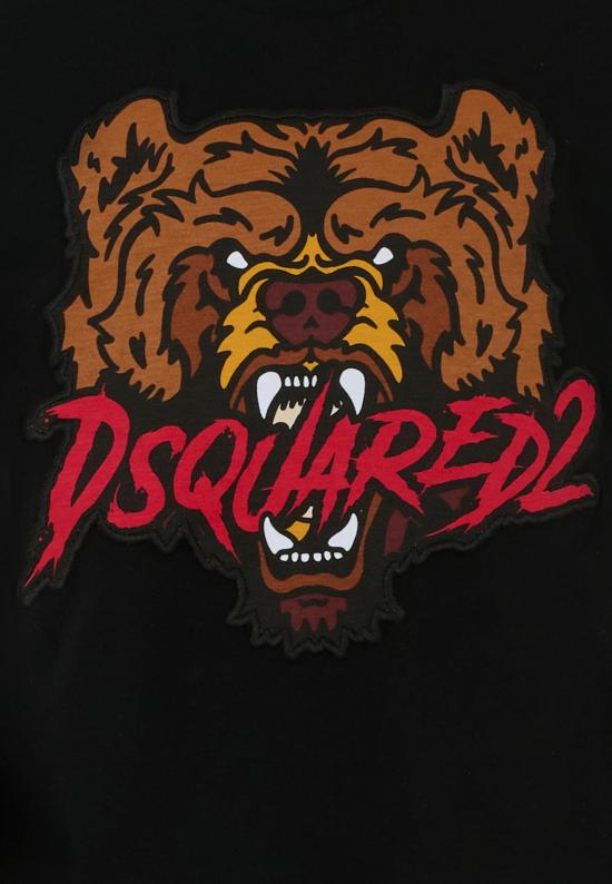 25FW [키즈] 디스퀘어드2 티셔츠 DQ2983 D004G DQ900 BLACK - DSQUARED2