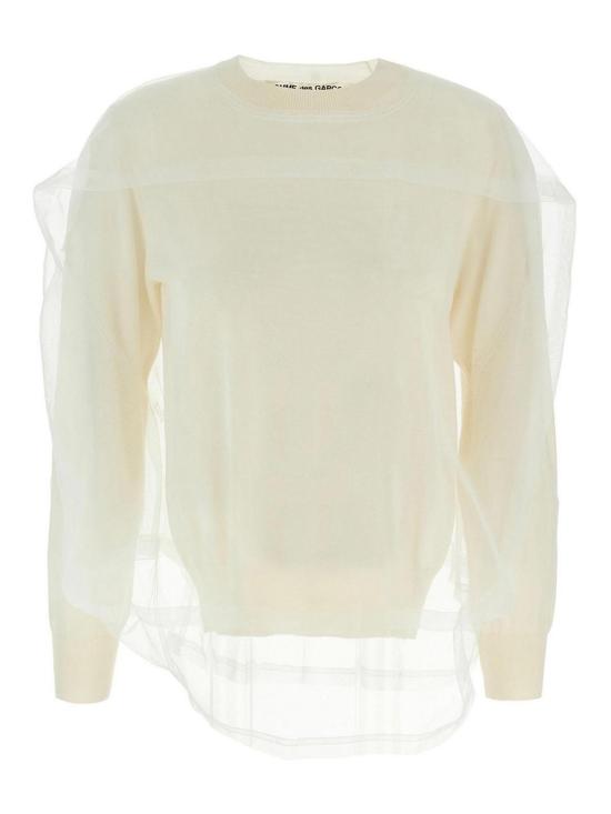  꼼데가르송 탑 GOB0191 White