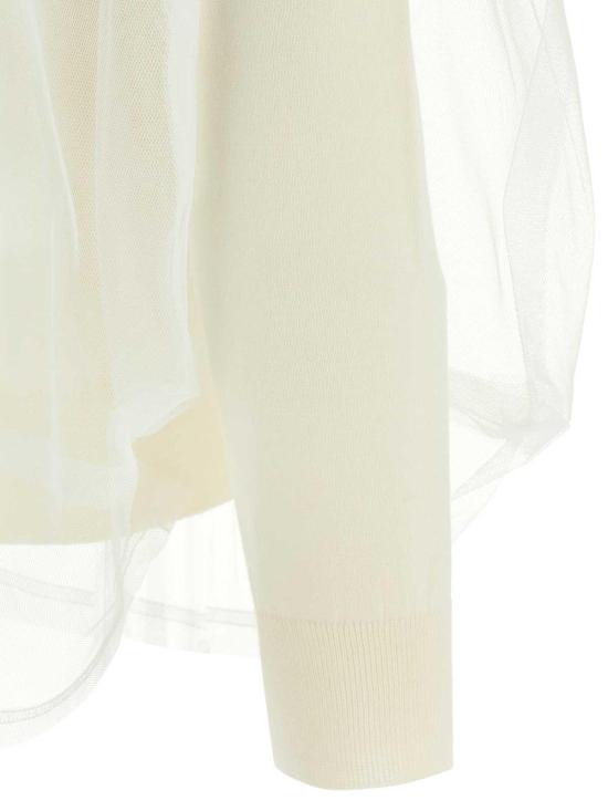  꼼데가르송 탑 GOB0191 White - COMME DES GARCONS