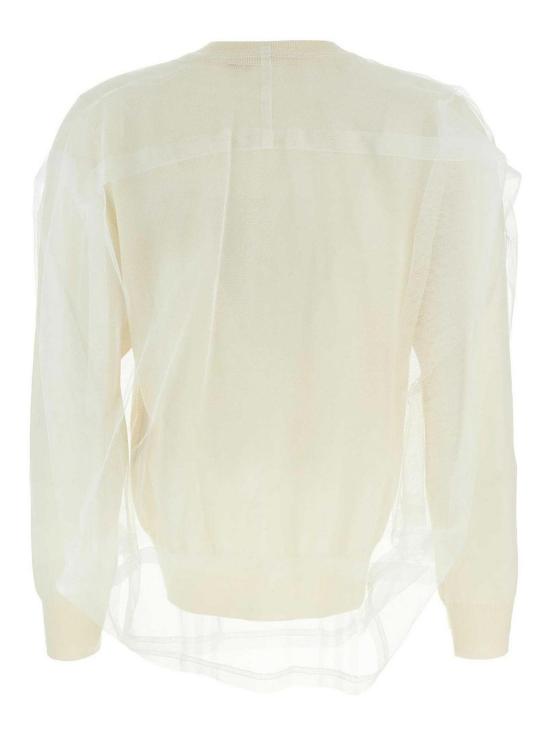  꼼데가르송 탑 GOB0191 White - COMME DES GARCONS