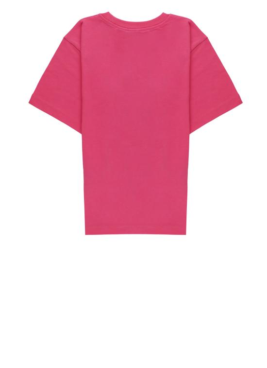 25FW [키즈] 모스키노 티셔츠 HNM05G LAA2050541 Fuchsia - MOSCHINO