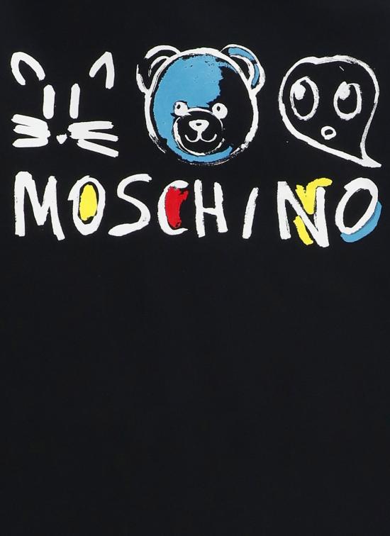 25FW [키즈] 모스키노 원피스 HDV0H0 LCA7760100 Black - MOSCHINO