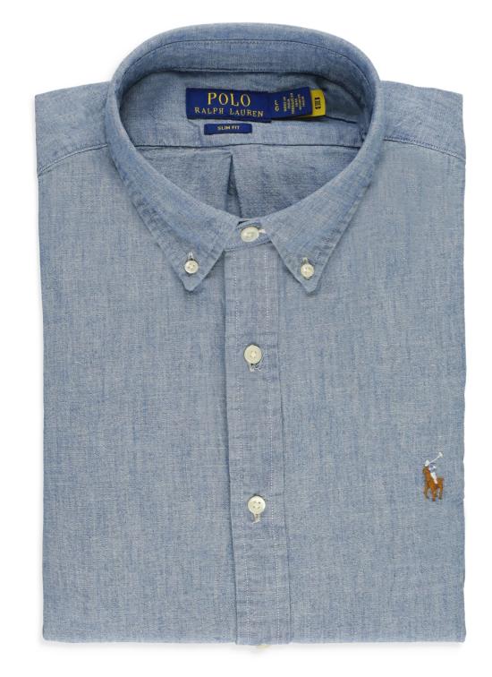 25FW 랄프 로렌 데님 셔츠 710548538 001 Blue