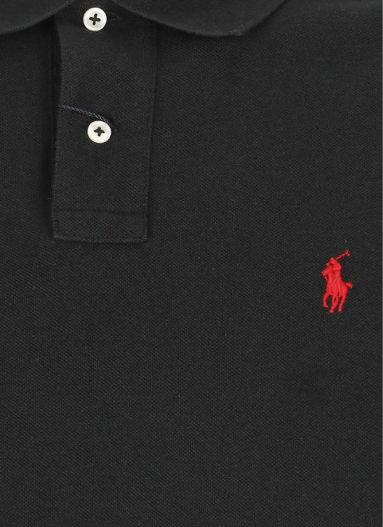 25FW 랄프 로렌 폴로 티셔츠 710681126 037 Black - RALPH LAUREN