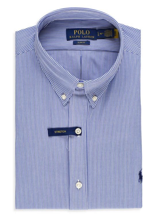 25FW 랄프 로렌 셔츠 710928254 007 Blue