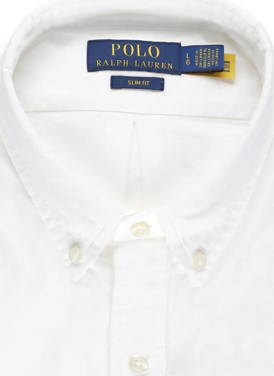 25FW 랄프 로렌 긴팔 셔츠 710549084 006 White - RALPH LAUREN