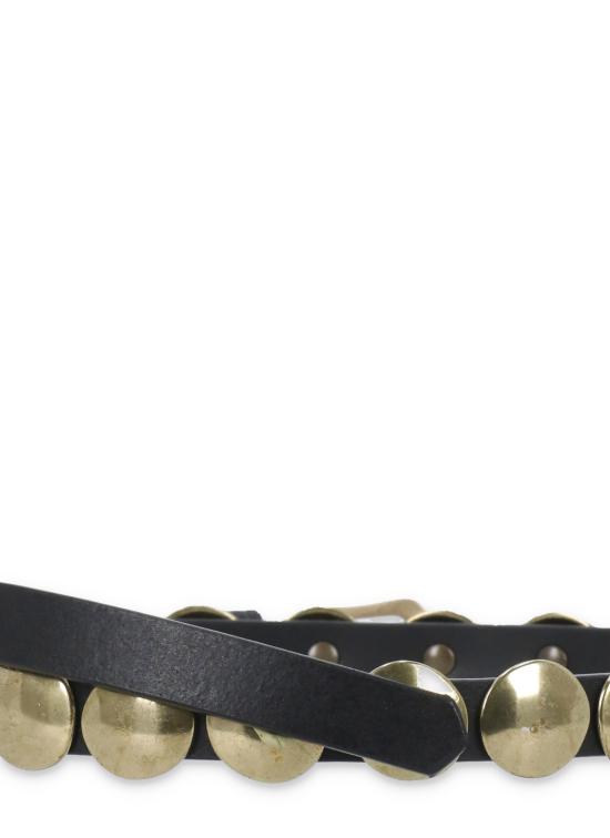 25FW 골든구스 슬림 벨트 GWA00408 A000448 90100 BELT TRINIDAD Black - GOLDEN GOOSE