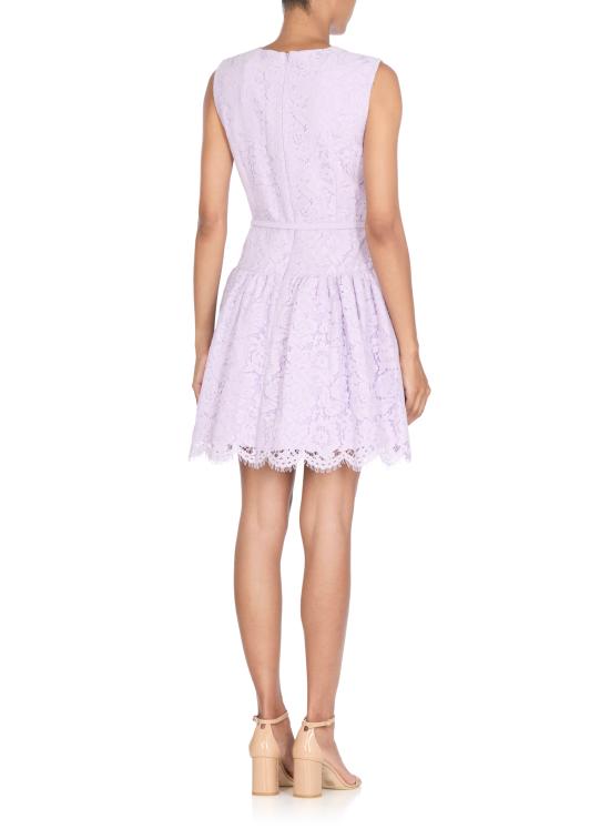 25FW 셀프 포트레이트 숏 원피스 PF25067SL LACE SLEEVELESSLILAC Purple - SELF PORTRAIT