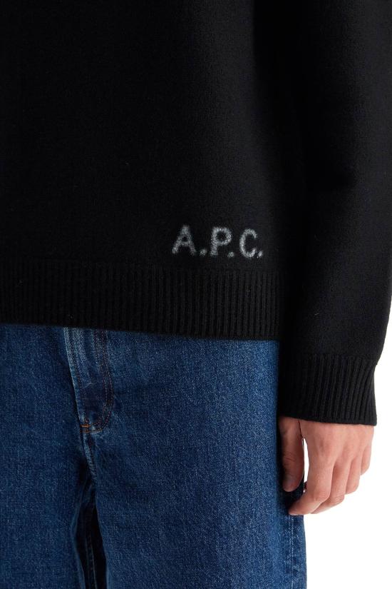 25FW 아페쎄 스웨터 WVBDJ H23059 LZZ Black - A.P.C.