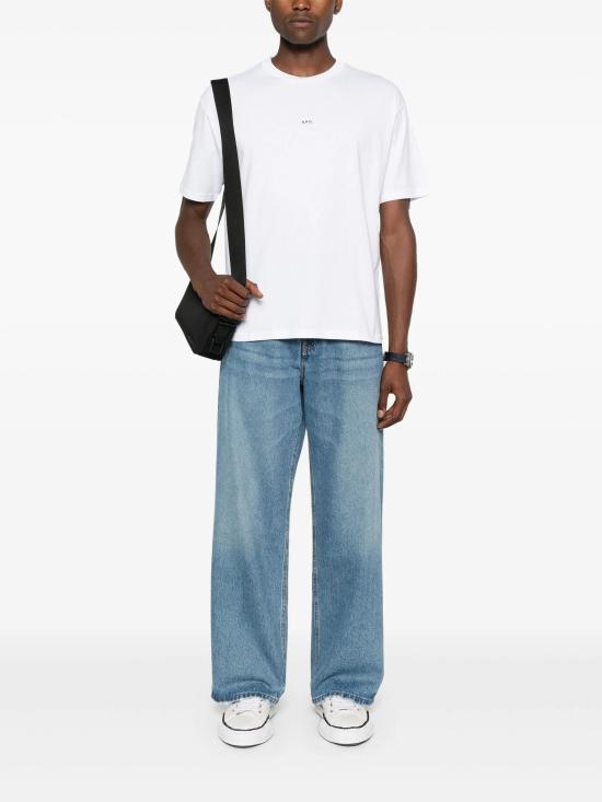 25FW 아페쎄 반팔 티셔츠 COHBW H26386 TAG White - A.P.C.