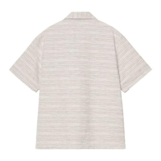 25FW 칼하트 반팔 셔츠 I035569 30F02 GELLAR STRIPE WAX - CARHARTT