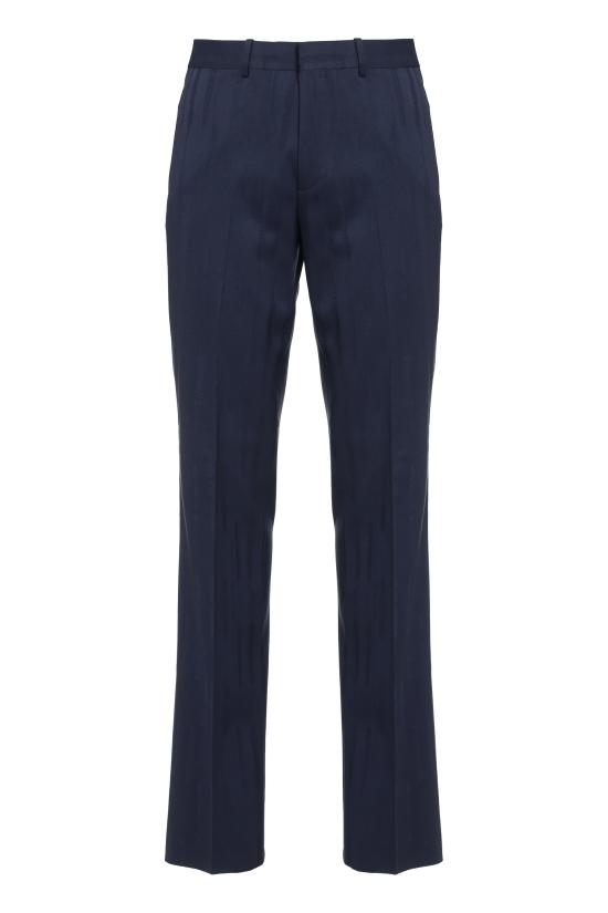  오프화이트 스트레이트 팬츠 OMCO020F23FAB0024700 blue