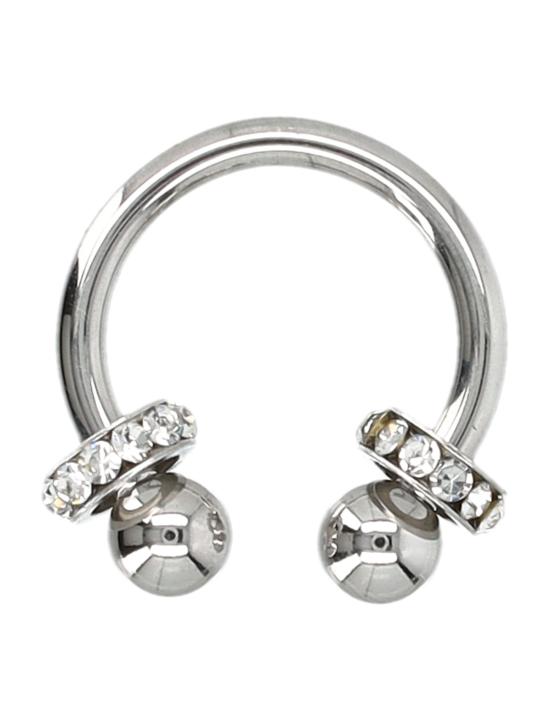 25FW 저스틴 클렌퀏 이어링 BLESSCRYSTAL PALLADIUM - JUSTINE CLENQUET