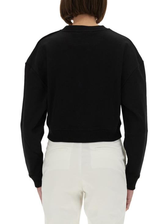 25FW 발망 스웨터 EF1JQ002BB02 EAB BLACK WHITE - BALMAIN