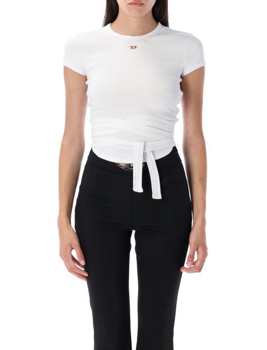 25FW 디젤 반팔 티셔츠 A193370EJAI 100 WHITE