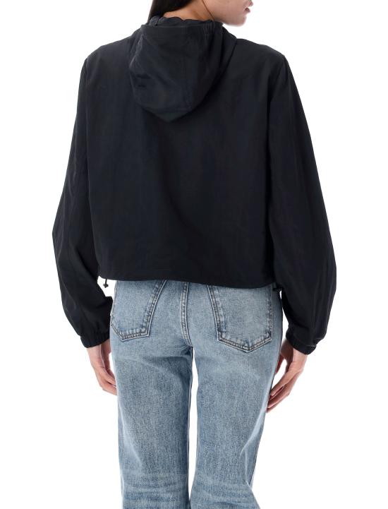 25FW 버버리 후드 윈드브레이커 자켓 8105358 A1189 BLACK - BURBERRY