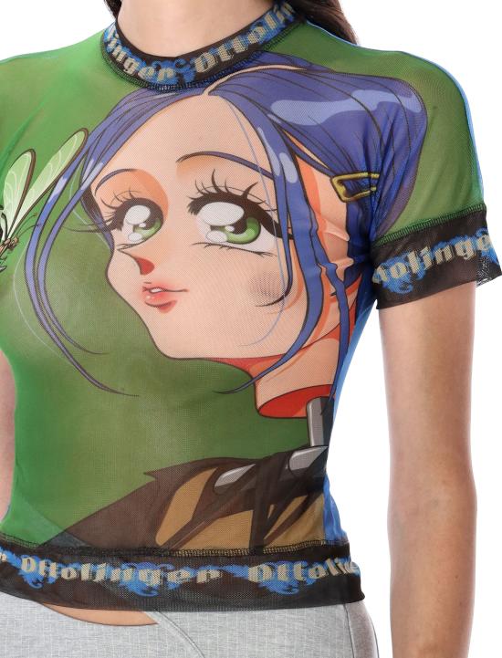 25FW 오토링거 반팔 티셔츠 10110040105 PRIGRN JULIEN MANGA MULTI - OTTOLINGER