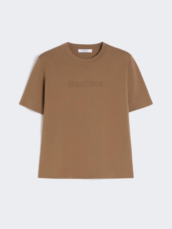 25FW 막스마라 반팔 티셔츠 2521366068600 004 CAMEL