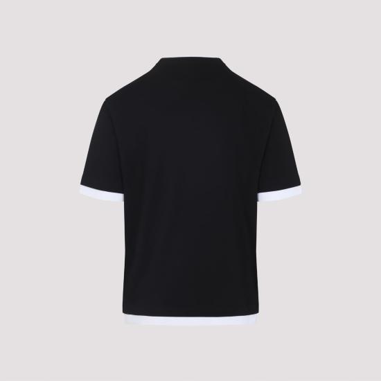 25FW 프라다 코튼 반팔 티셔츠 UJN912SWMO11CD F0967 BLACK - PRADA
