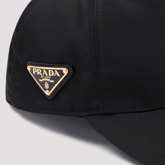  프라다 리나일론 베이스볼 캡 1HC2742DMI F0632 BLACK - PRADA
