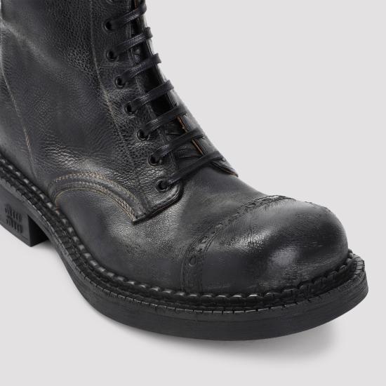  미우미우 부츠 5U316EFG0352KJ F0002 BLACK - MIU MIU