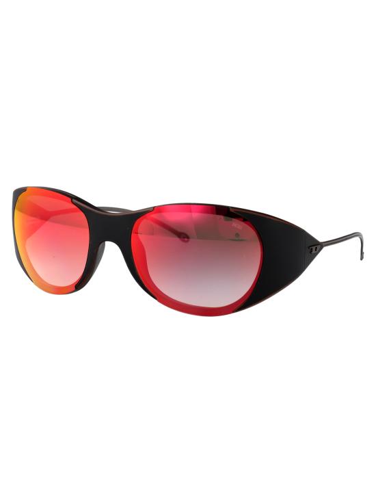 25SS 디젤 선글라스 0DL3003 508B6 GREEN GRADIENT BROWN MIRROR RED - DIESEL