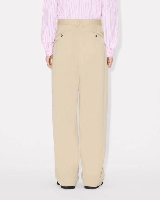 25FW 겐조 스트레이트 팬츠 FF65PA3689RZ 11 BEIGE - KENZO