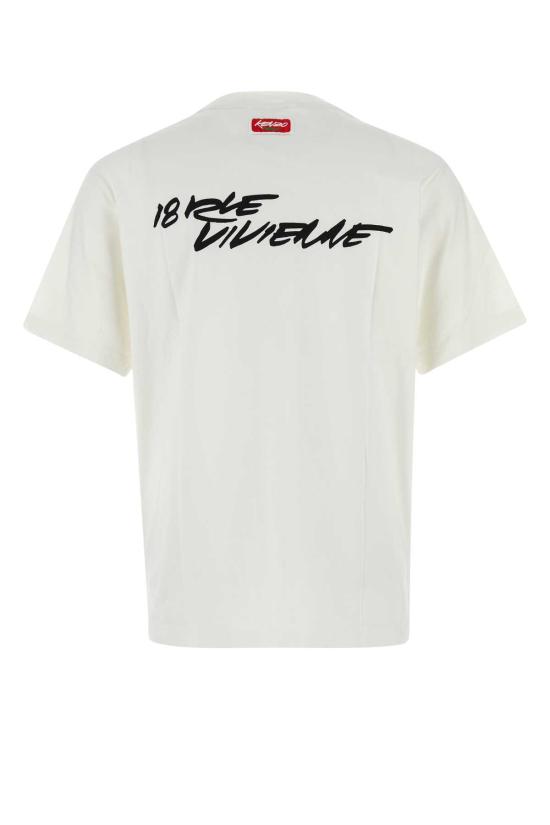 25FW 겐조 반팔 티셔츠 FF65TS2654SG 02 OFF WHITE - KENZO