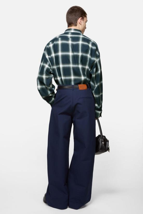 25FW 아크네 스튜디오 긴팔 셔츠 BB0632SHIR000868 AV7 NAVYMULTI - ACNE STUDIOS