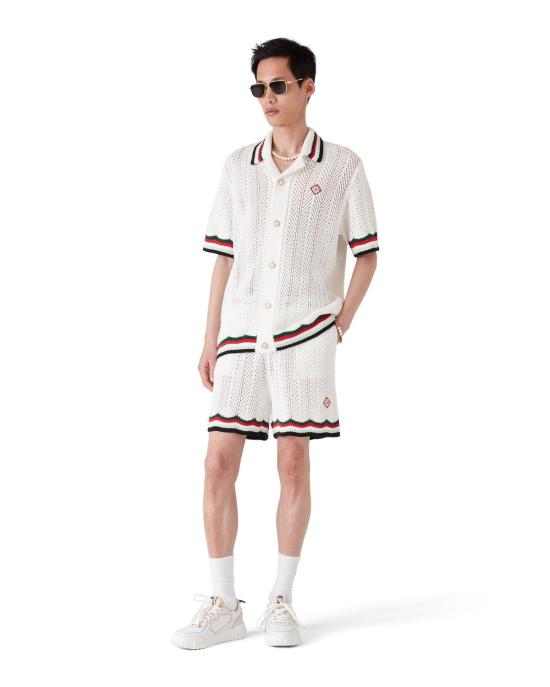 25FW 카사블랑카 반팔 셔츠 KW99601 MONTAGONDU