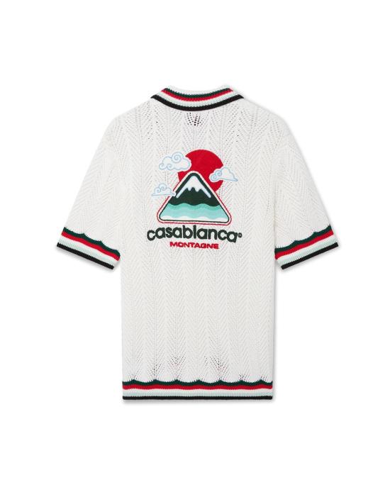 25FW 카사블랑카 반팔 셔츠 KW99601 MONTAGONDU - CASABLANCA