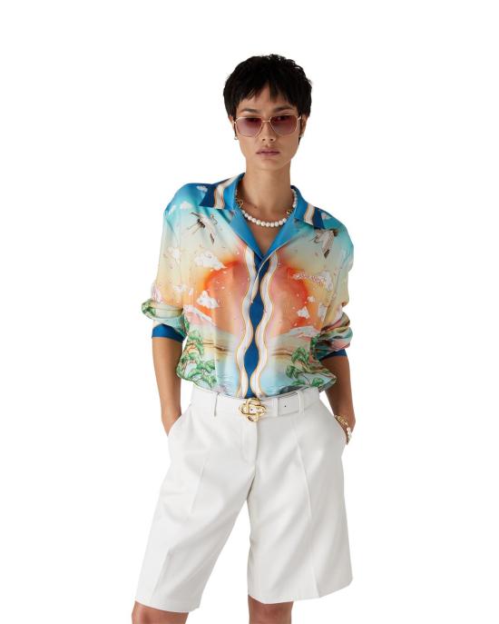 25FW 카사블랑카 긴팔 셔츠 MPF25SH00601 TENNISCLUB