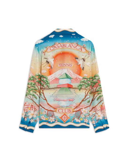 25FW 카사블랑카 긴팔 셔츠 MPF25SH00601 TENNISCLUB - CASABLANCA