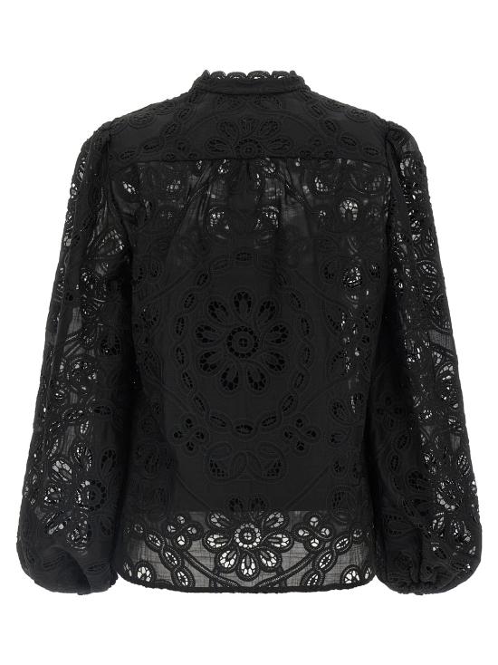 25FW 짐머만 블라우스 4253TSS251BLK - ZIMMERMANN