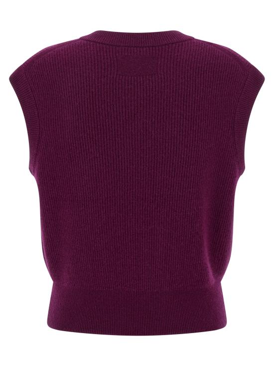 25FW 게스트 인 레지던스 베스트 W30710RMAUBERGINE - GUEST IN RESIDENCE