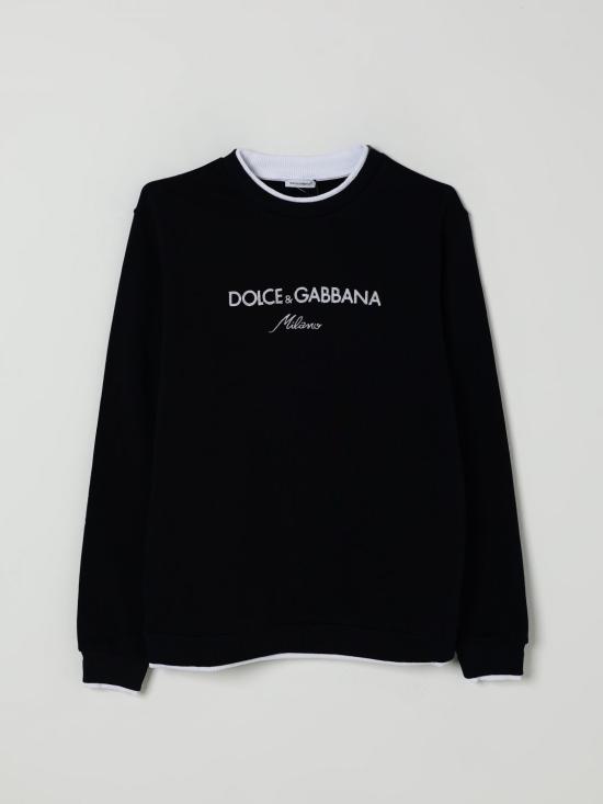 25FW [키즈] 돌체앤가바나 풀오버 L4JWMEG7PEL B0665 Blue