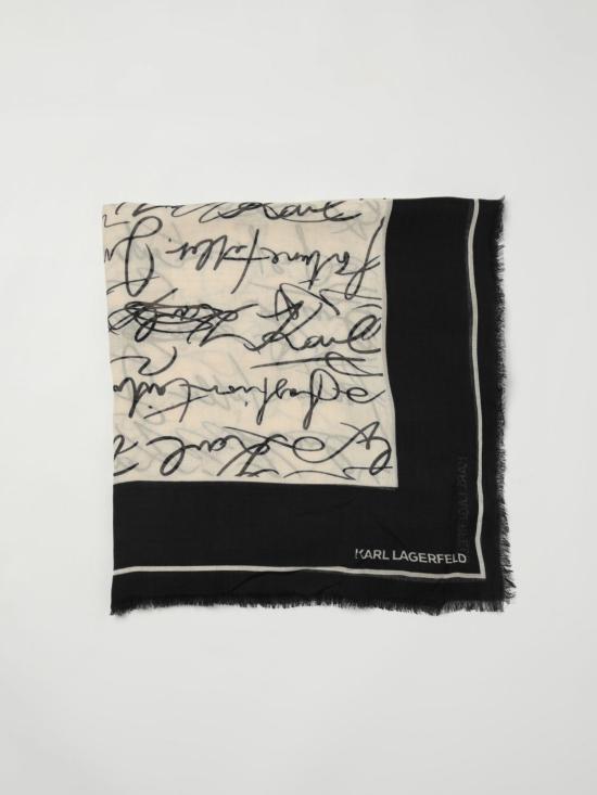 25FW 칼라거펠트 머플러/스카프 A3W33052 B09 White