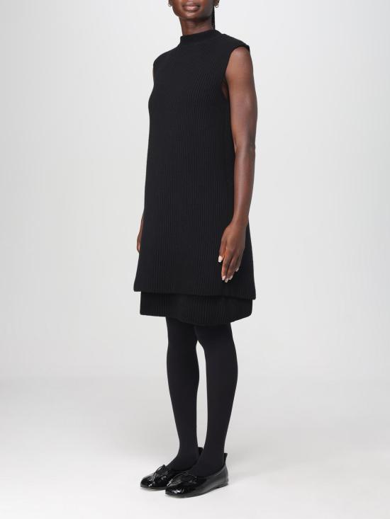 25FW 질샌더 스웨터 J02FB0129J14737 001 Black - JIL SANDER