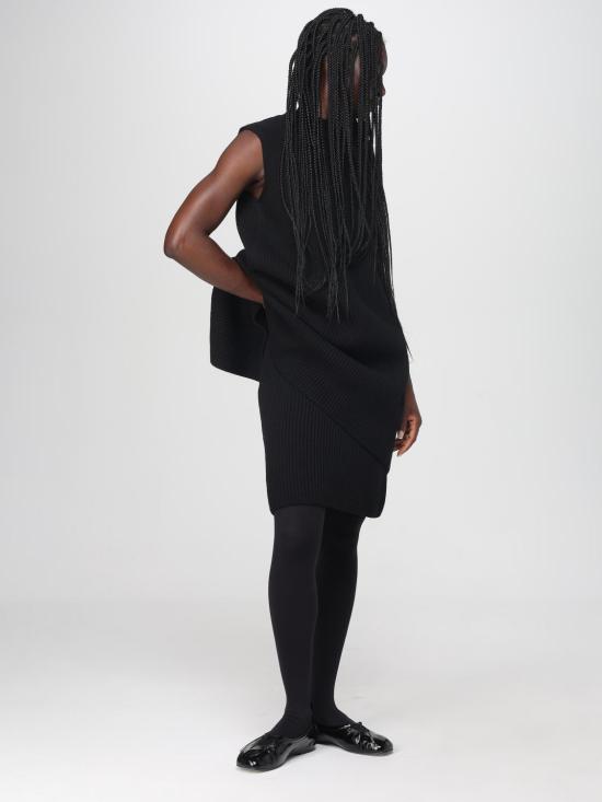 25FW 질샌더 스웨터 J02FB0129J14737 001 Black - JIL SANDER