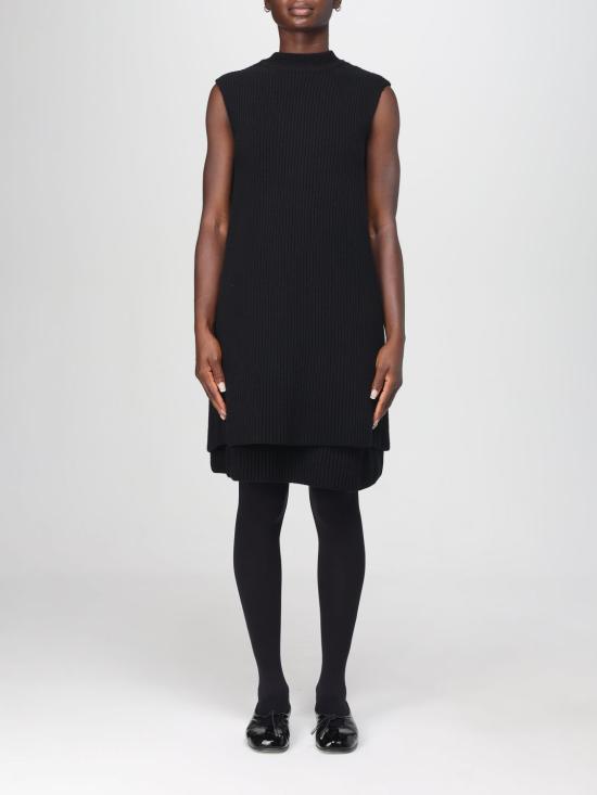 25FW 질샌더 스웨터 J02FB0129J14737 001 Black